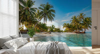 Island Serenity Wall Mural