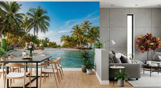 Island Serenity Wall Mural