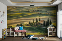 Peaceful Tuscan retreat wallpaper

