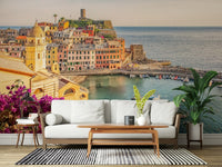 Italian Riviera View wall covering, picturesque ocean scene