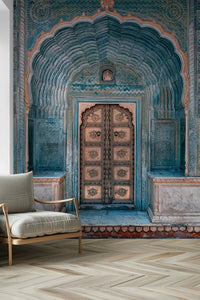 Jaipur Archway royal arch wall mural unique Indian architecture wall covering.