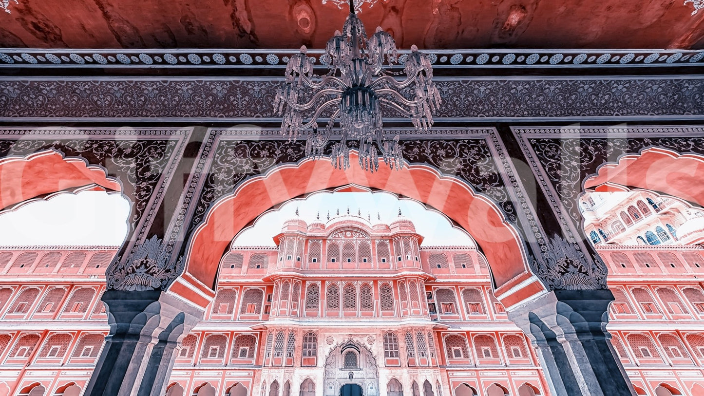 Jaipur Palace View Wall Mural