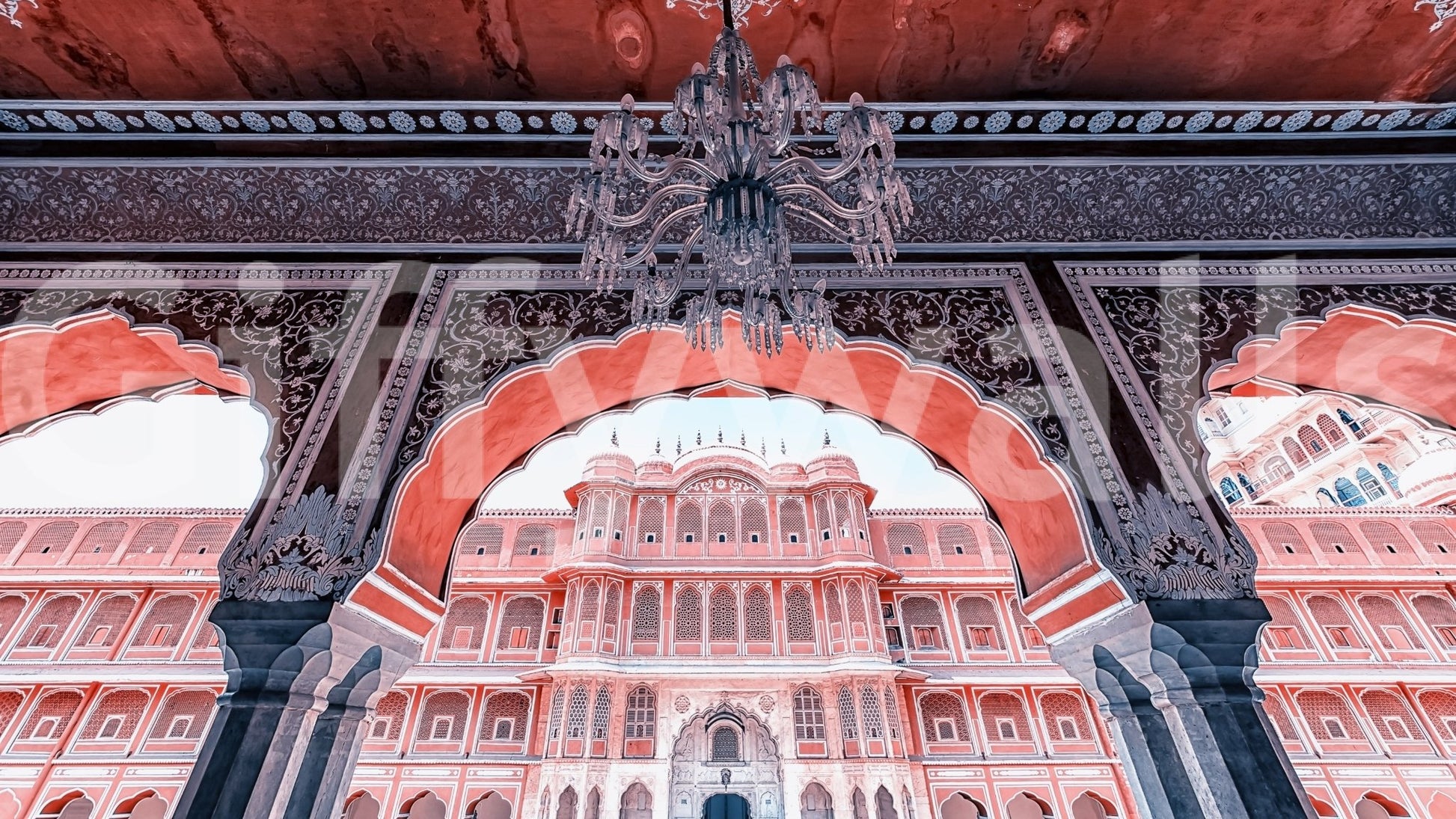 Jaipur Palace View Wall Mural