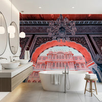 Jaipur Palace View Wall Mural