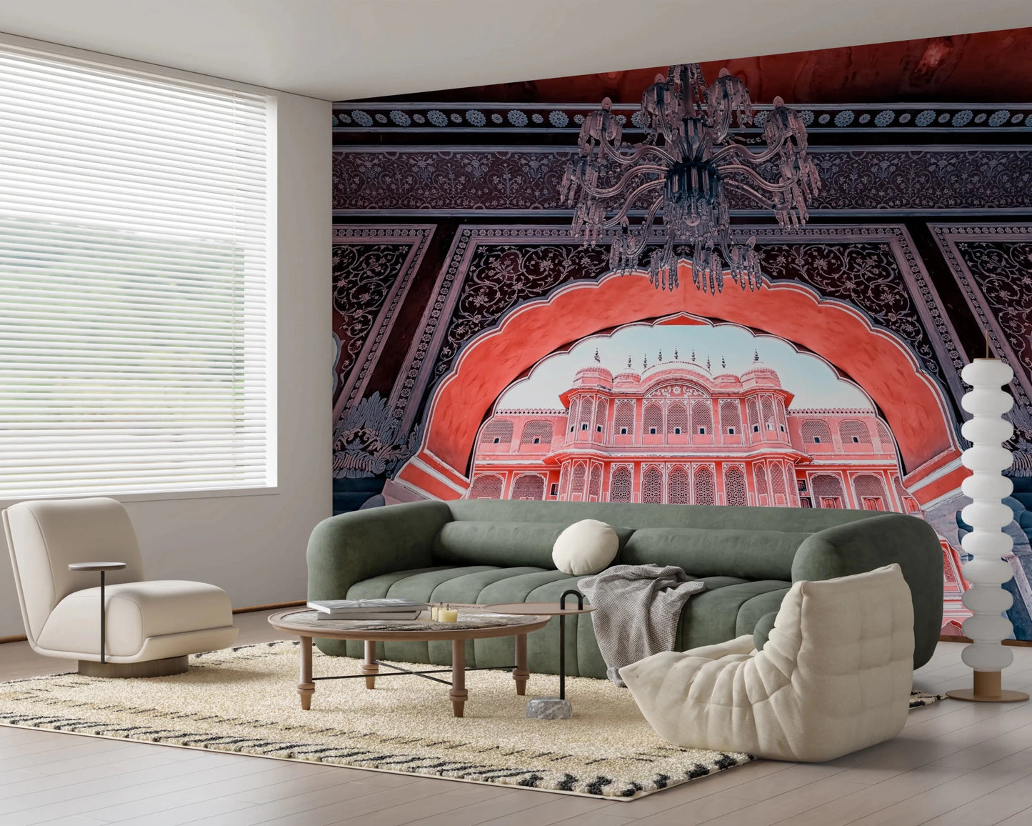 Jaipur Palace View Wall Mural