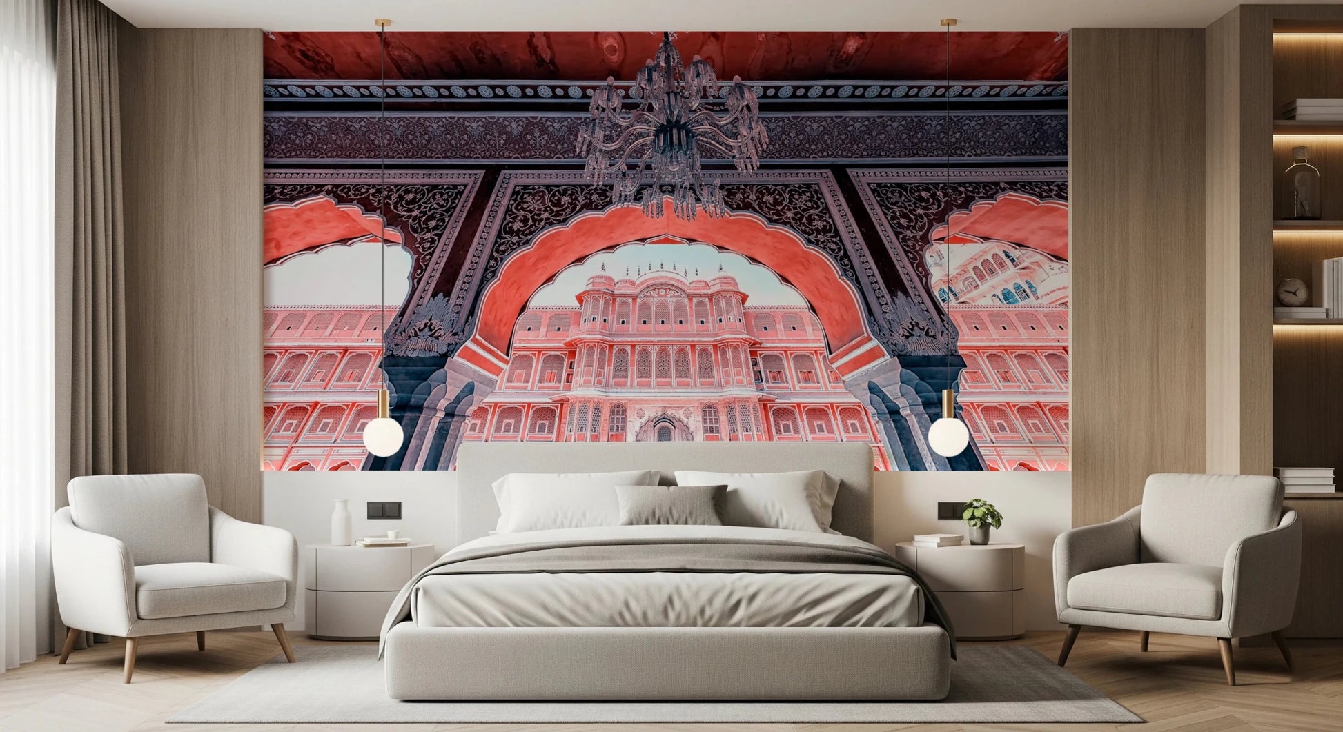 Jaipur Palace View Wall Mural