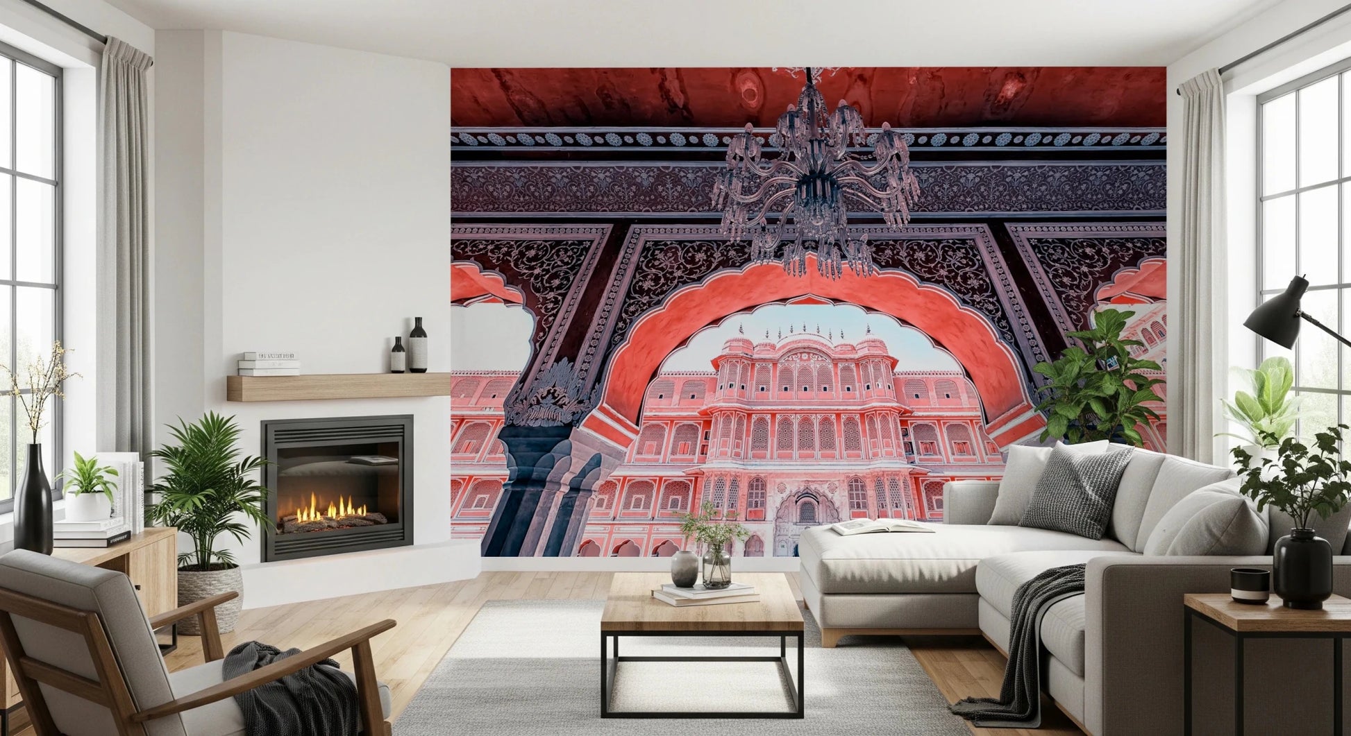 Jaipur Palace View Wall Mural