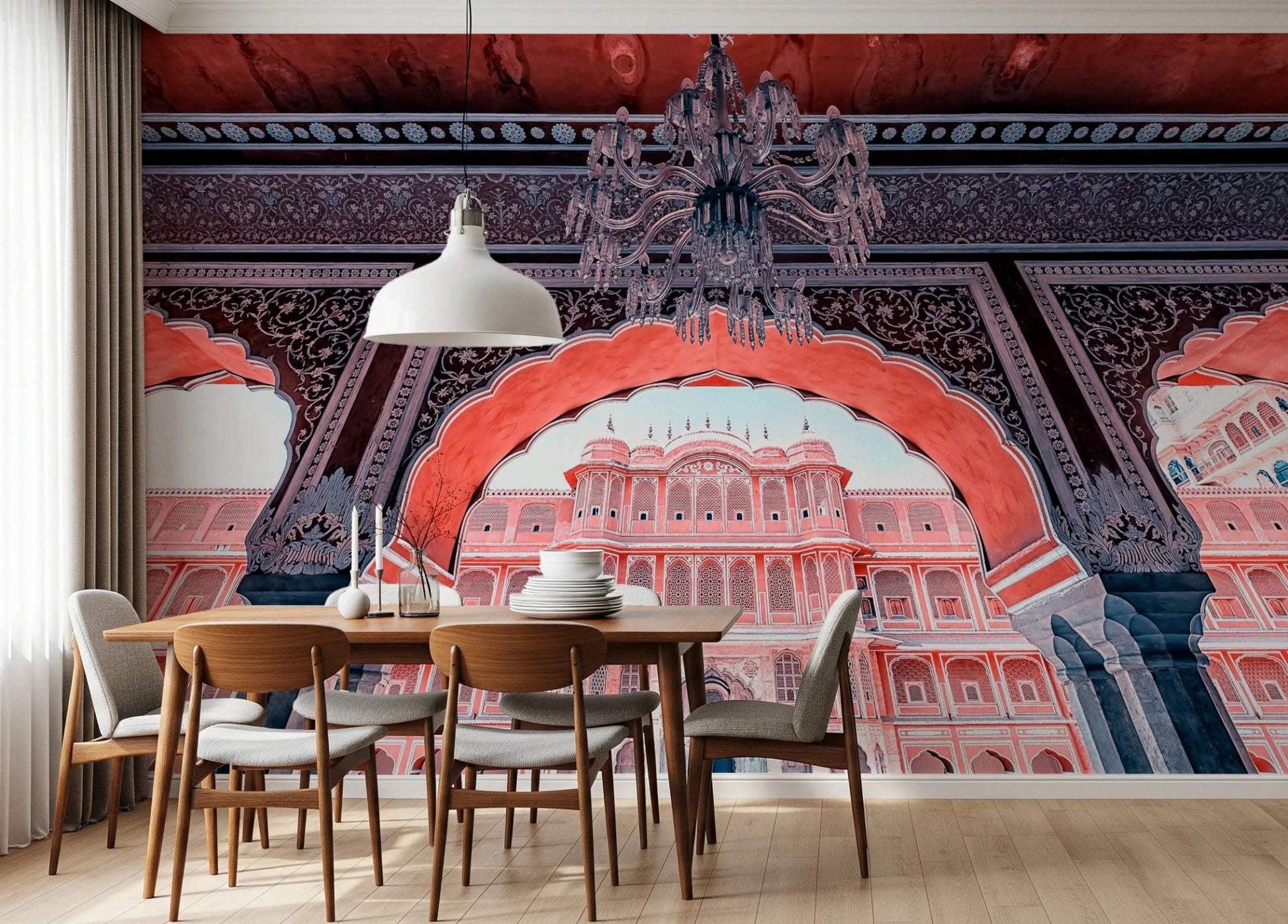 Jaipur Palace View Wall Mural