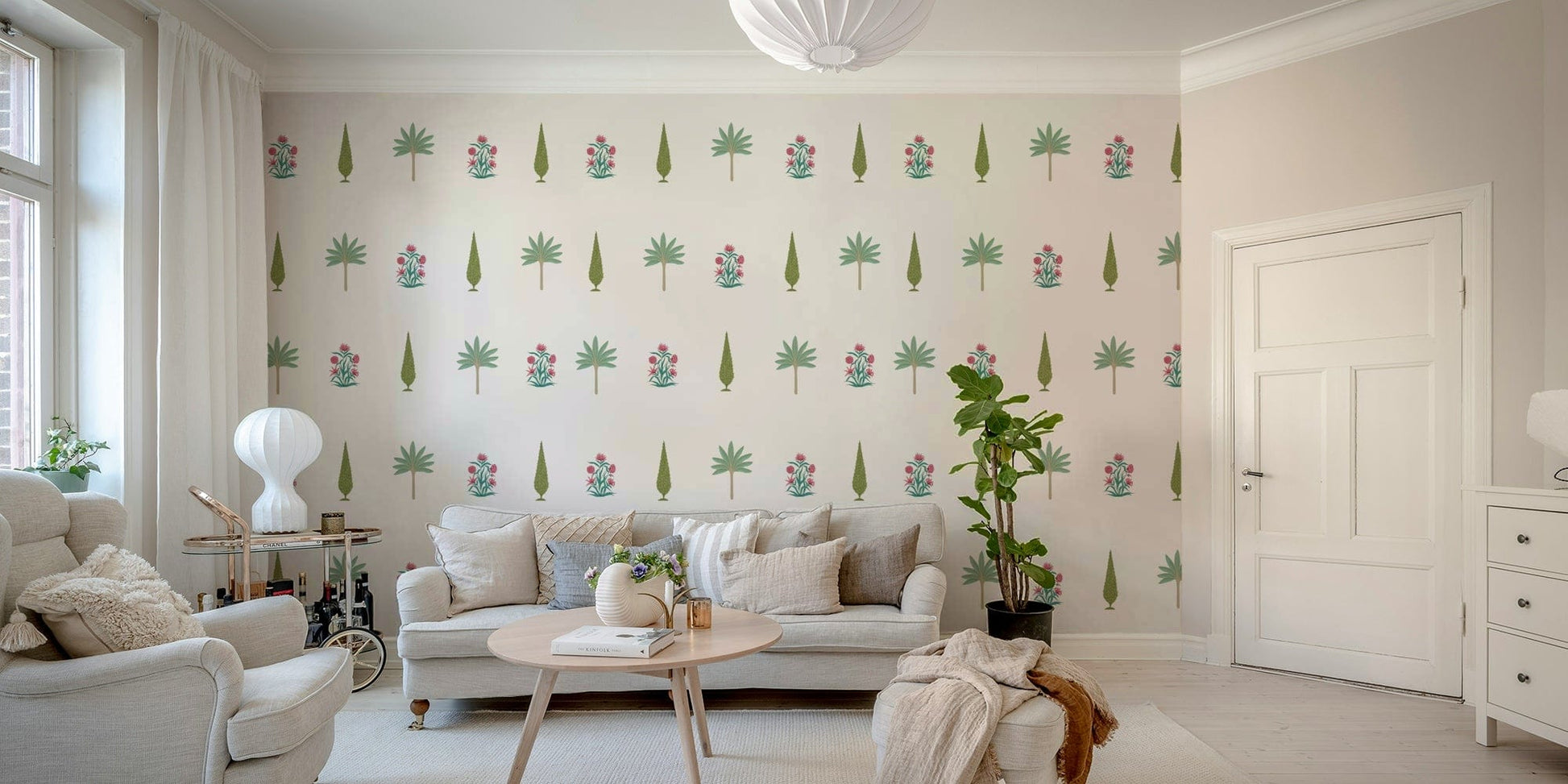 The composition is a harmonious, flowing pattern.

