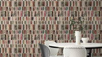 Japanese Scandinavian geometric stripes wallpaper

