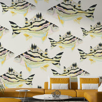 Jarbua - The Fish Wall Mural with vibrant fish and ocean-inspired design.

