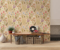 Jardin des Fleurs Collage Wallpaper⁠