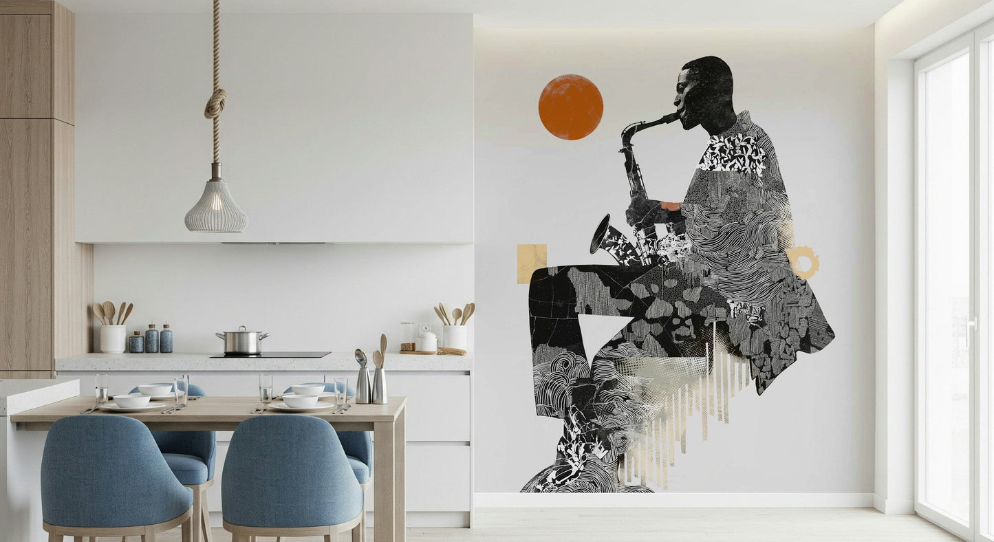 Urban Jazz Wall Mural
