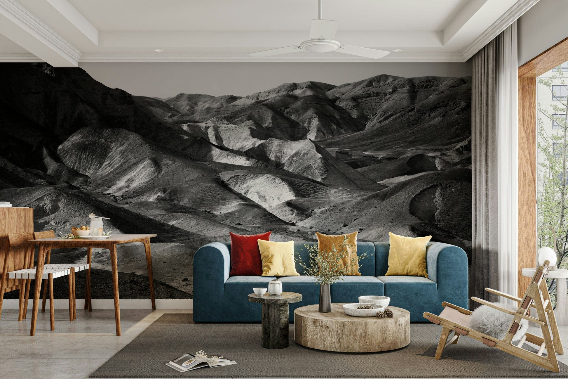 A classic desert landscape wallpaper for walls.

