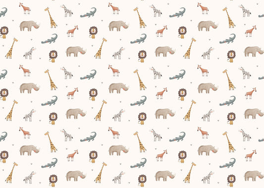 Jungle Safari Animals Wallpaper For Walls