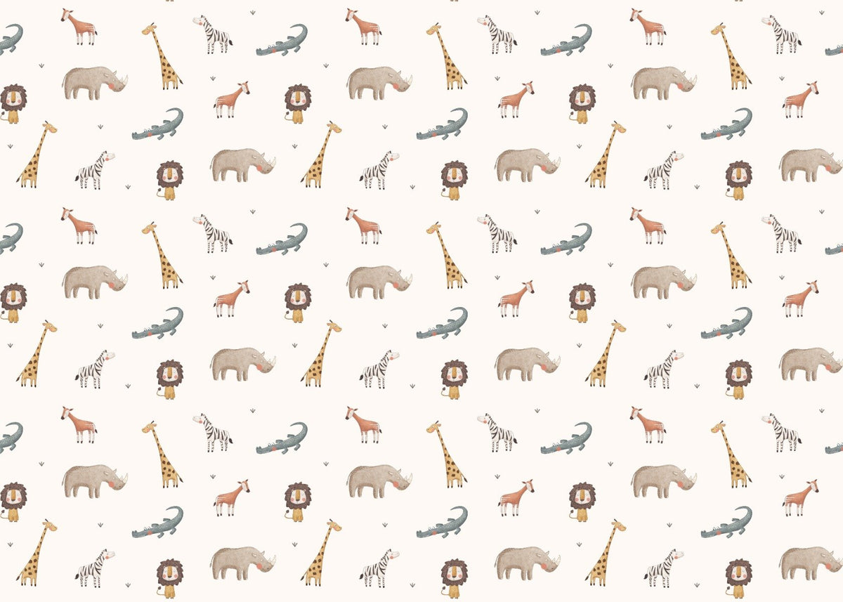 Jungle Safari Animals Wallpaper For Walls