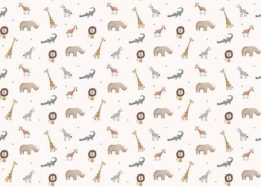 Jungle Safari Animals Wallpaper For Walls