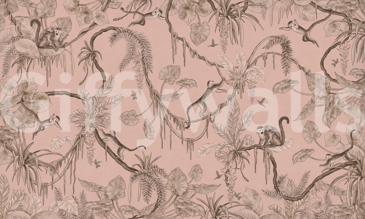 Jungle Serenade Wall Mural
