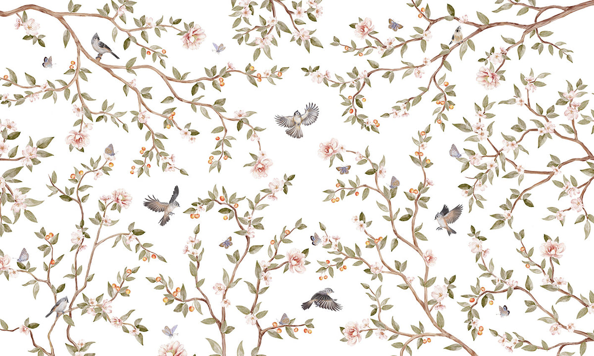 Summer Roses Wall Murals in your room