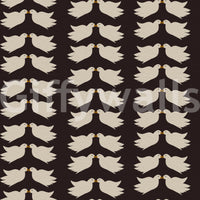 Romantic Doves pattern wallcovering, a timeless symbol of unity and peace.