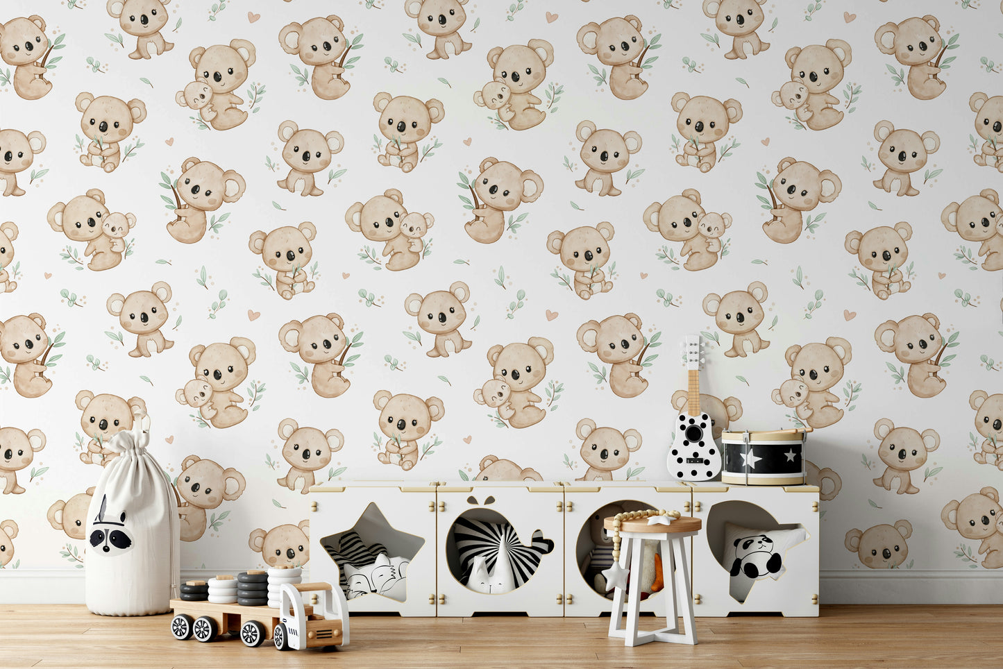 Koala Cuddles Wallpaper