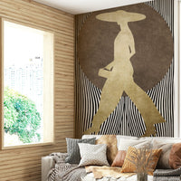 There might be subtle hints of light or contrast.
