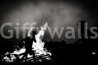 A high-quality cultural event wall mural for walls.

