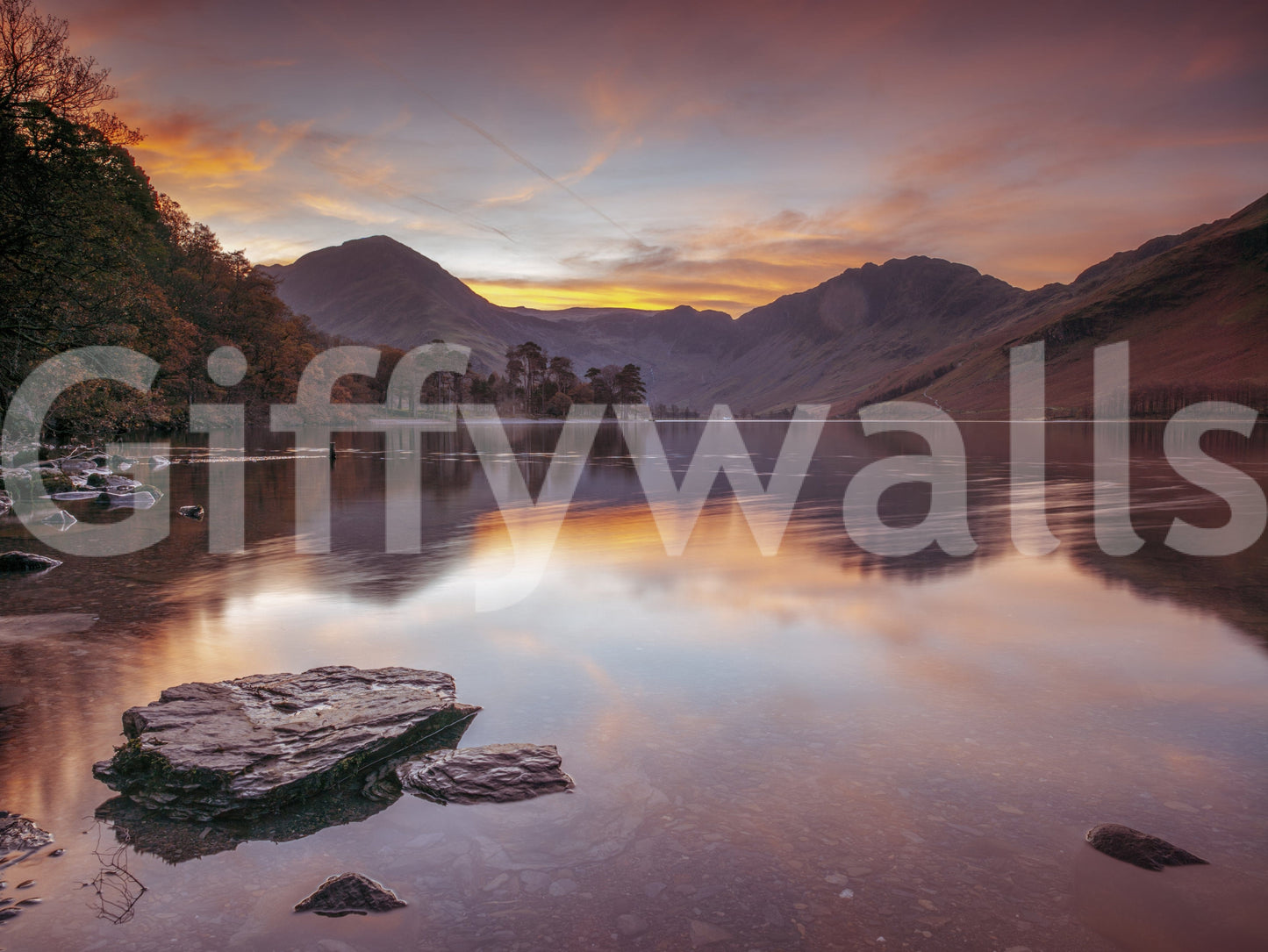 Lakeland Sunrise Wall Mural