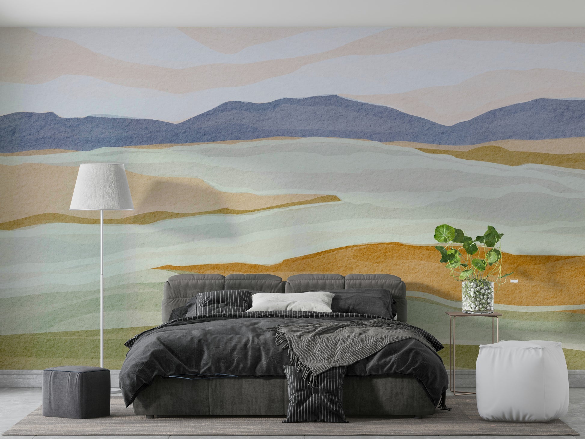 Rolling hills wallpaper for walls

