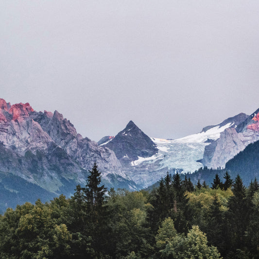 Sunset Mountain Vista Wall Mural