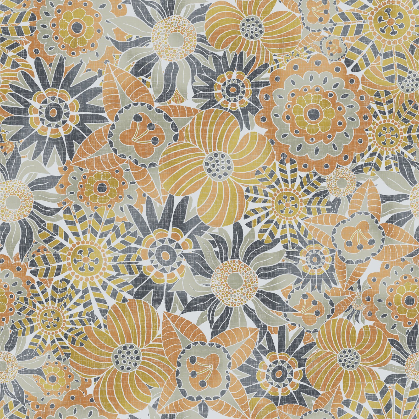 Scandinavian Flowers Wallpaper