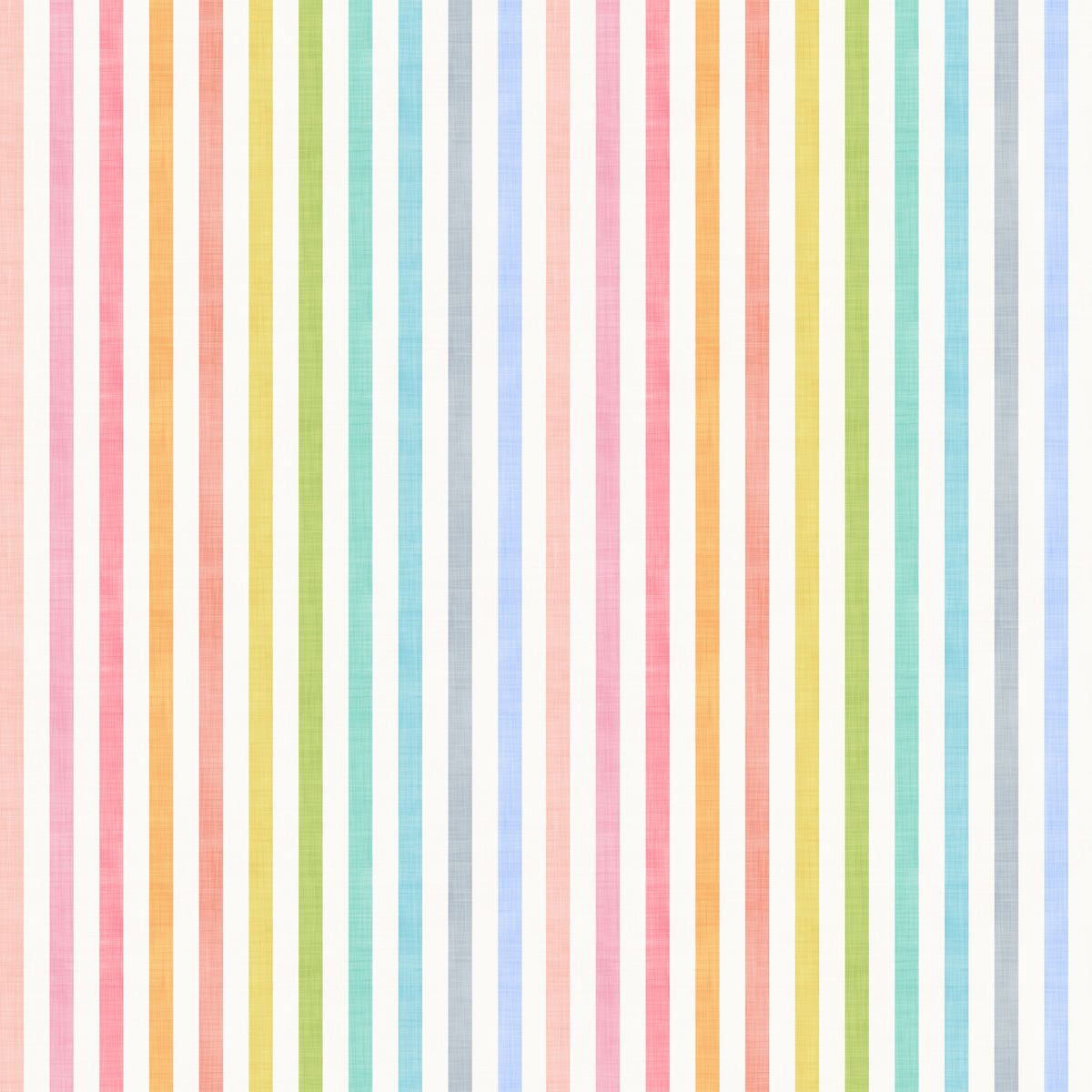 Pastel Colorful Rainbow Stripes Wallpaper in your room — zoomed