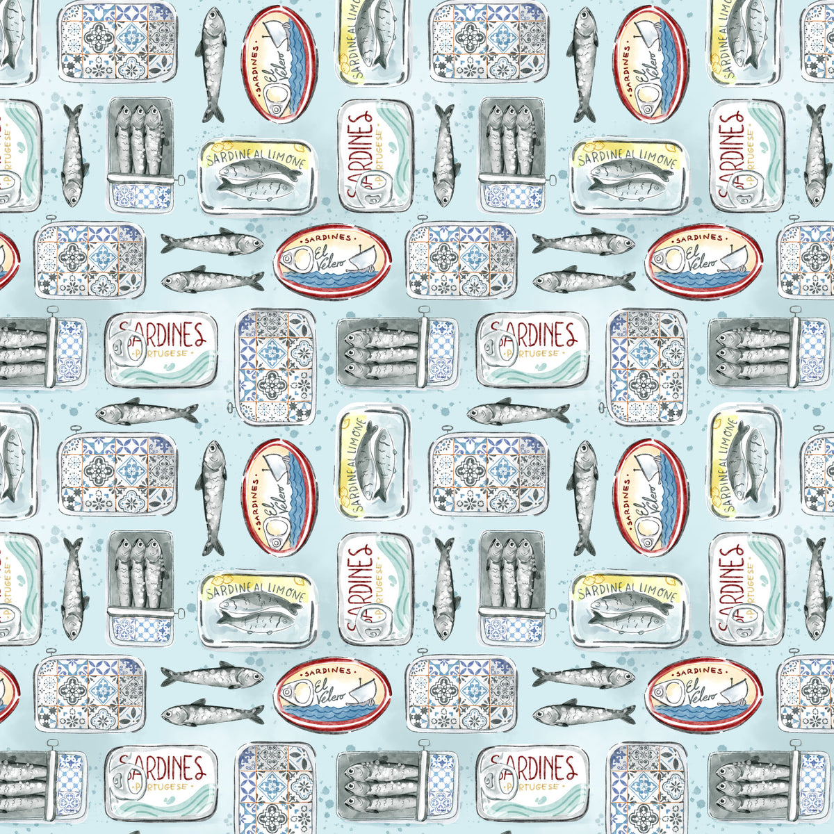 Sardines Portugese Wallpaper