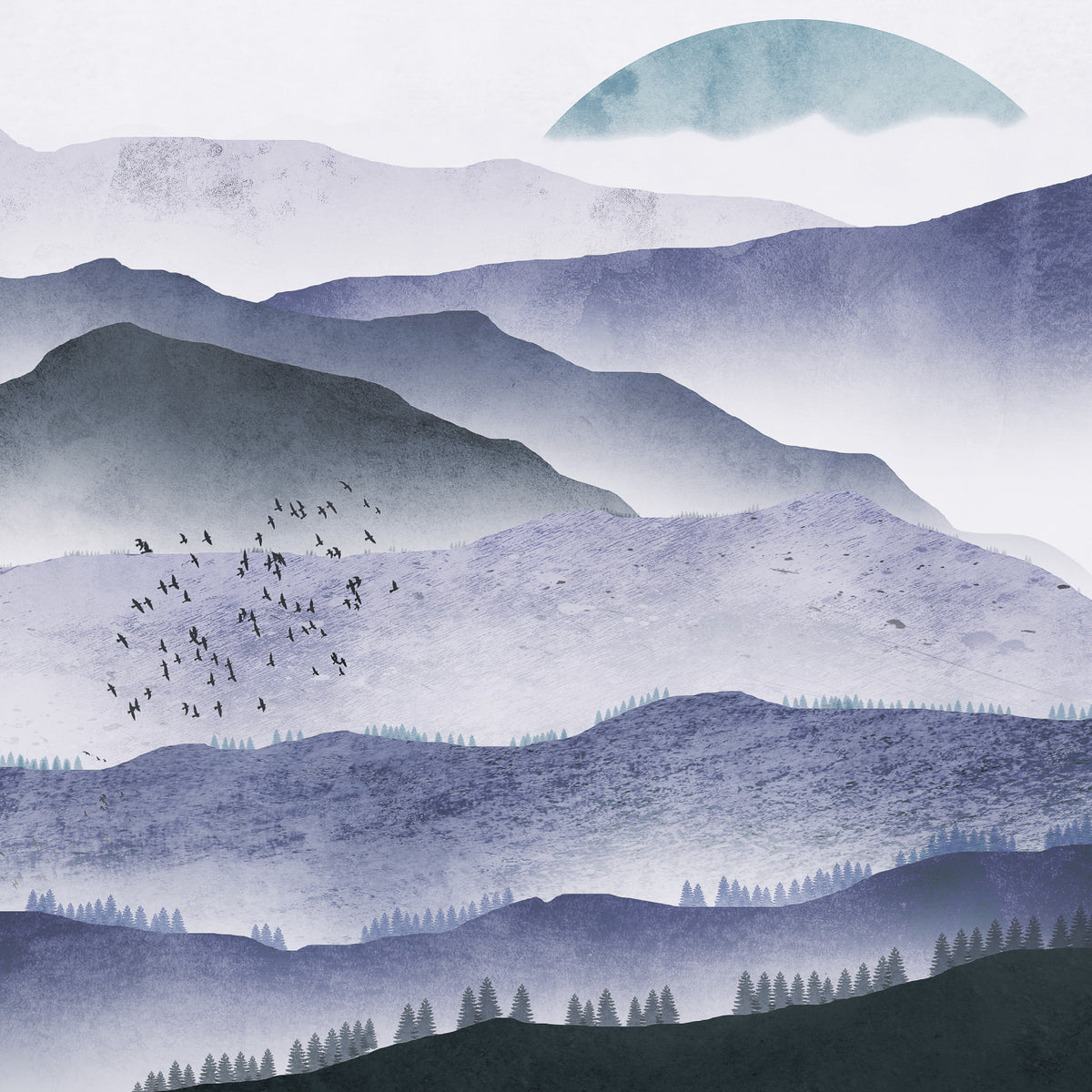 Whispers of the Mountains Mural Wallpaper