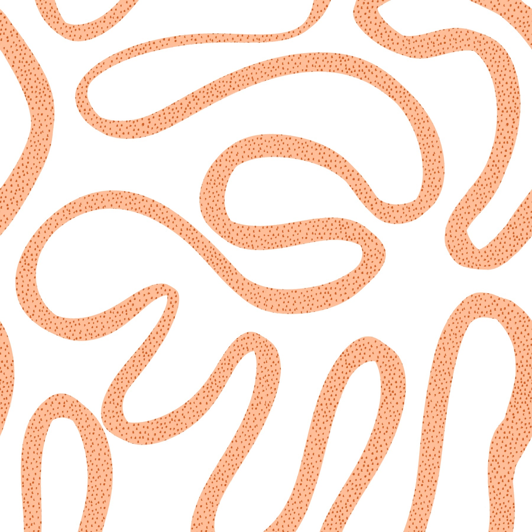 Terracotta Flow Wallpaper