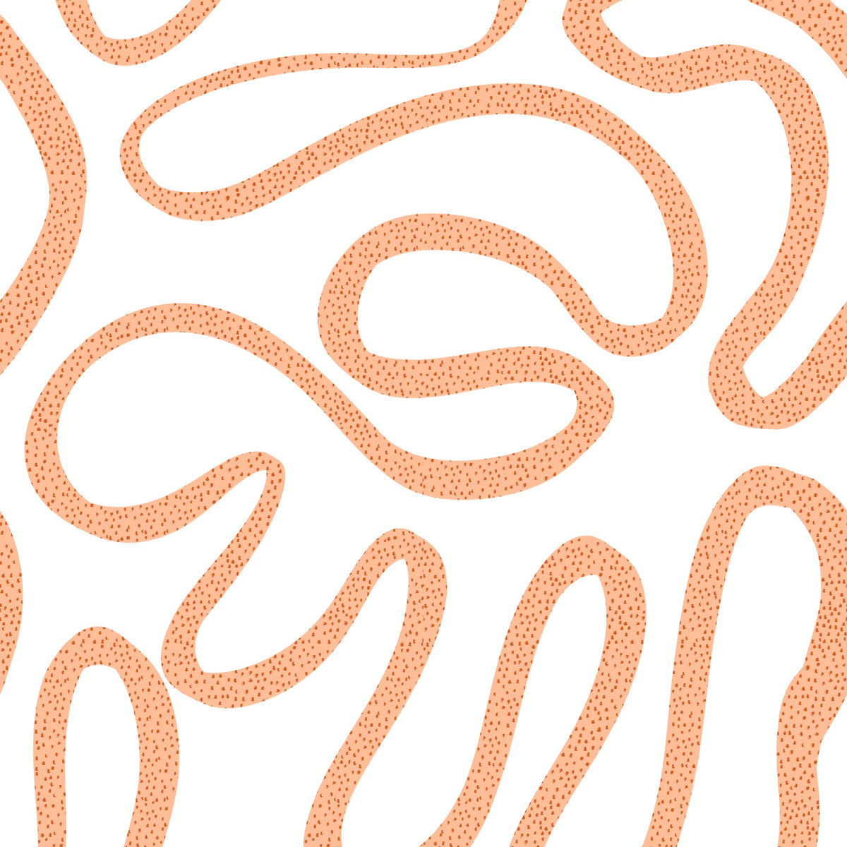 Terracotta Flow Wallpaper in your room — zoomed