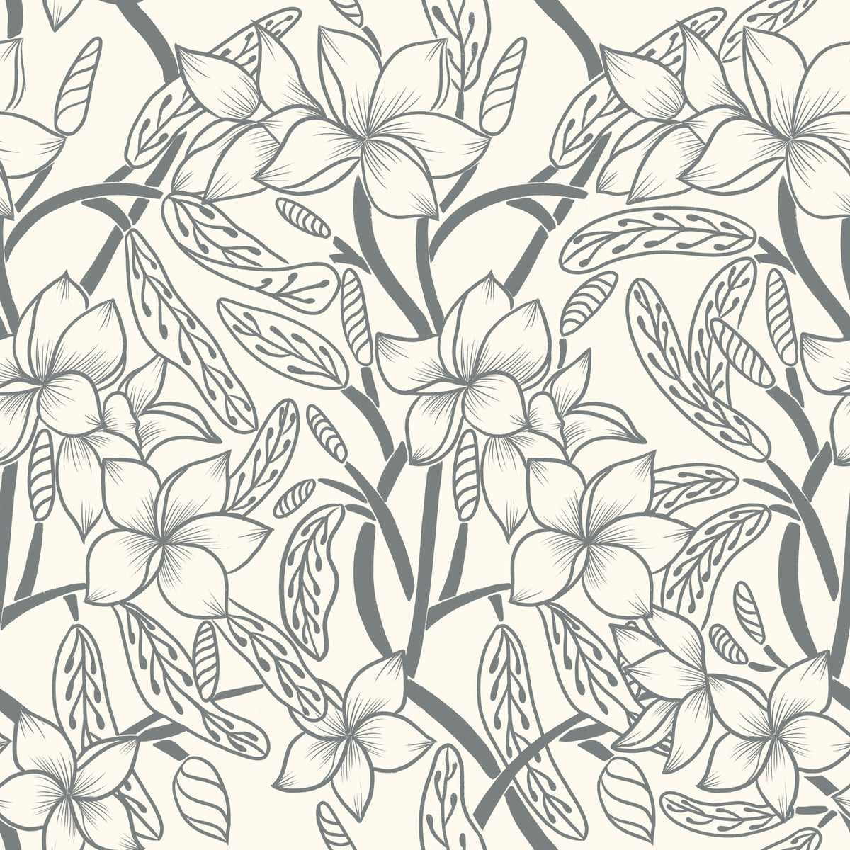 Floral Stillness - Black in your room