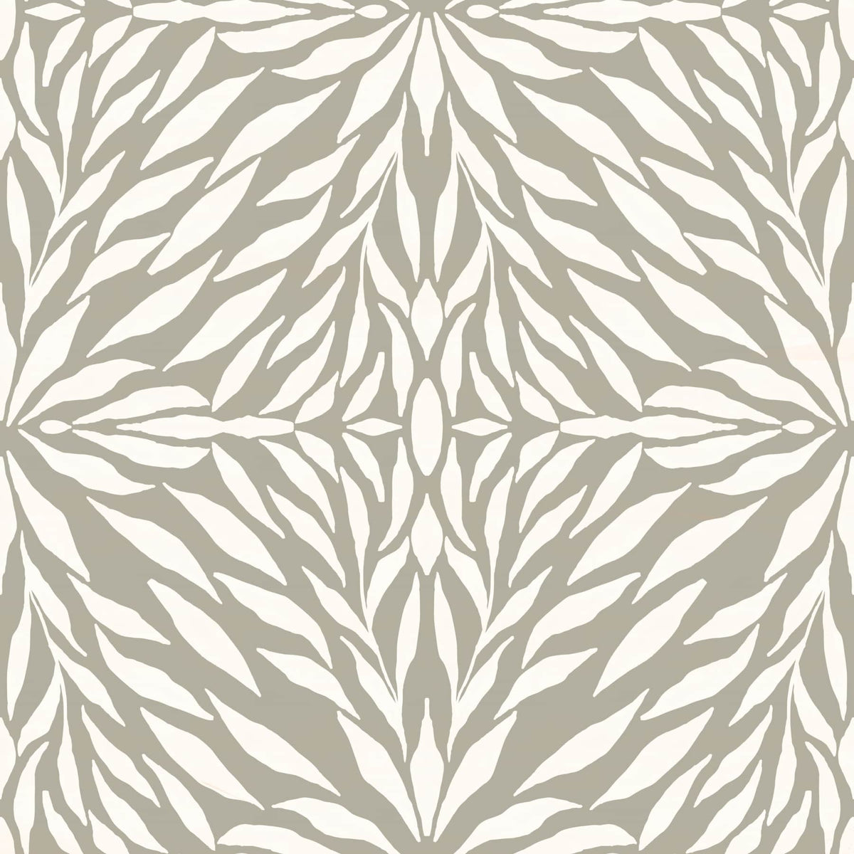 Zenith Leaves - Driftwood Wallpaper in your room — zoomed