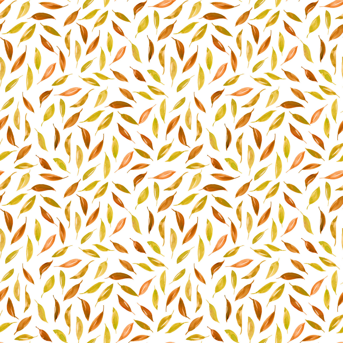 Fall scattered leaves Wallpaper in your room