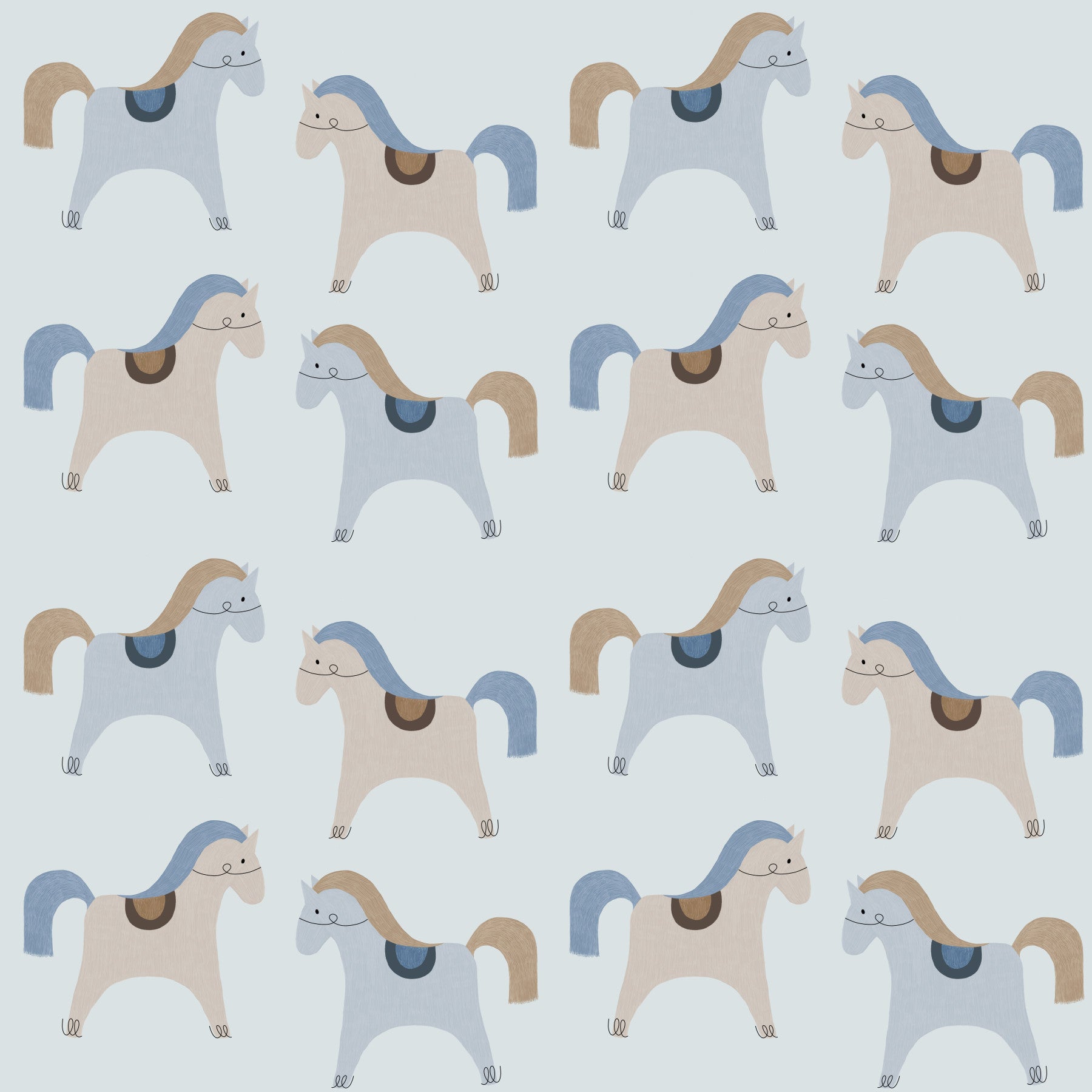 Delight Carousel Wallpaper in your room — zoomed