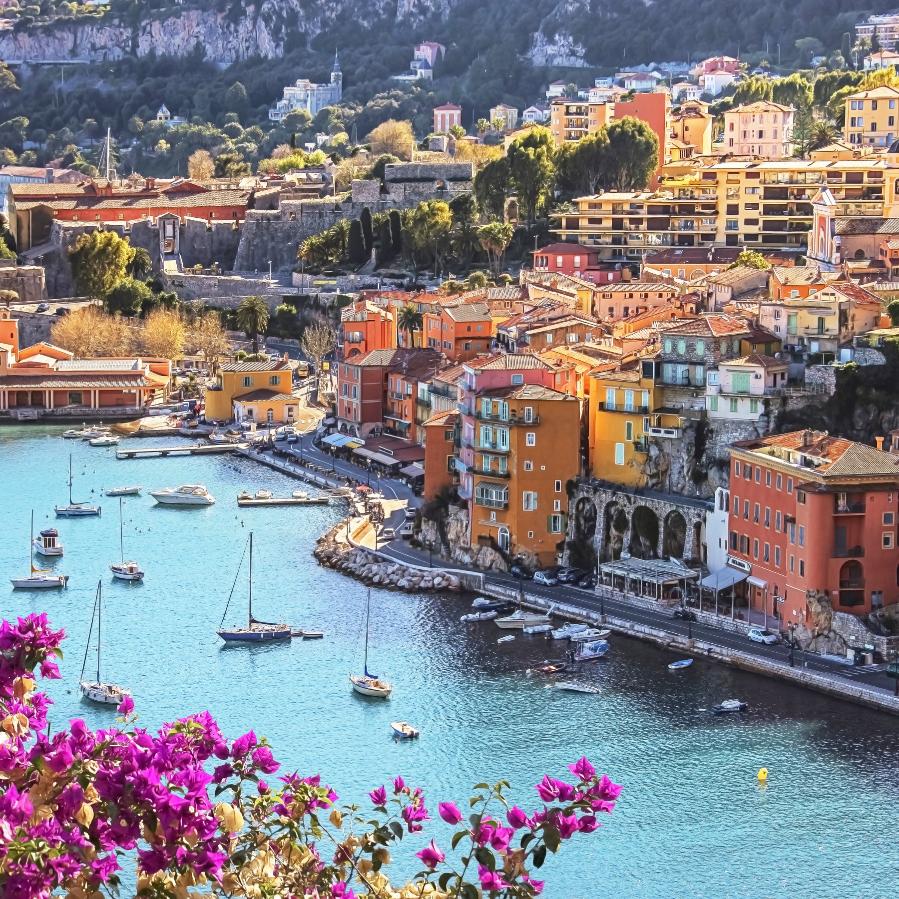 Mediterranean Dreamscape Wall Mural in your room — zoomed