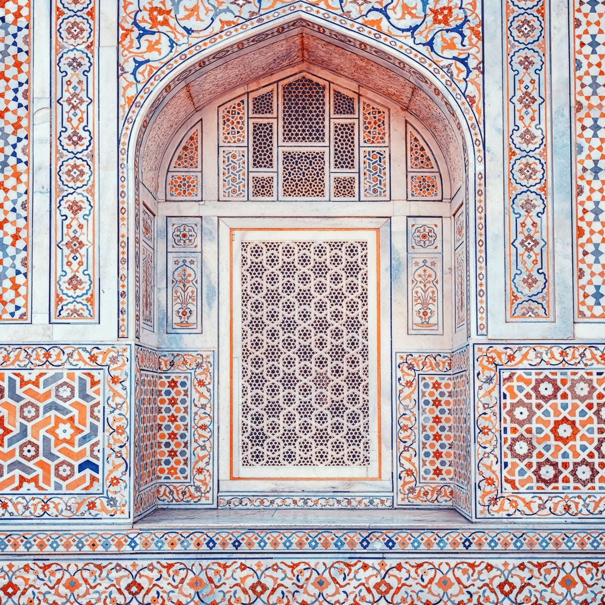 Mughal Majesty Mural in your room — zoomed