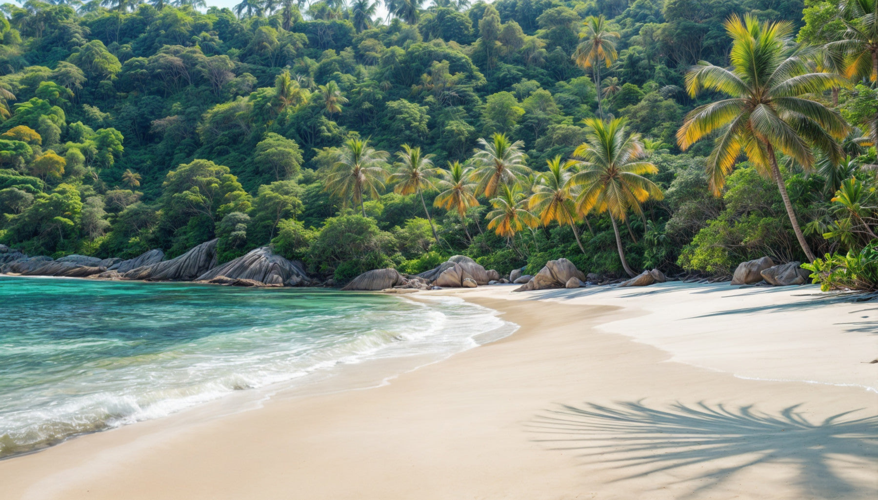 Hidden Tropical Oasis Wall Mural