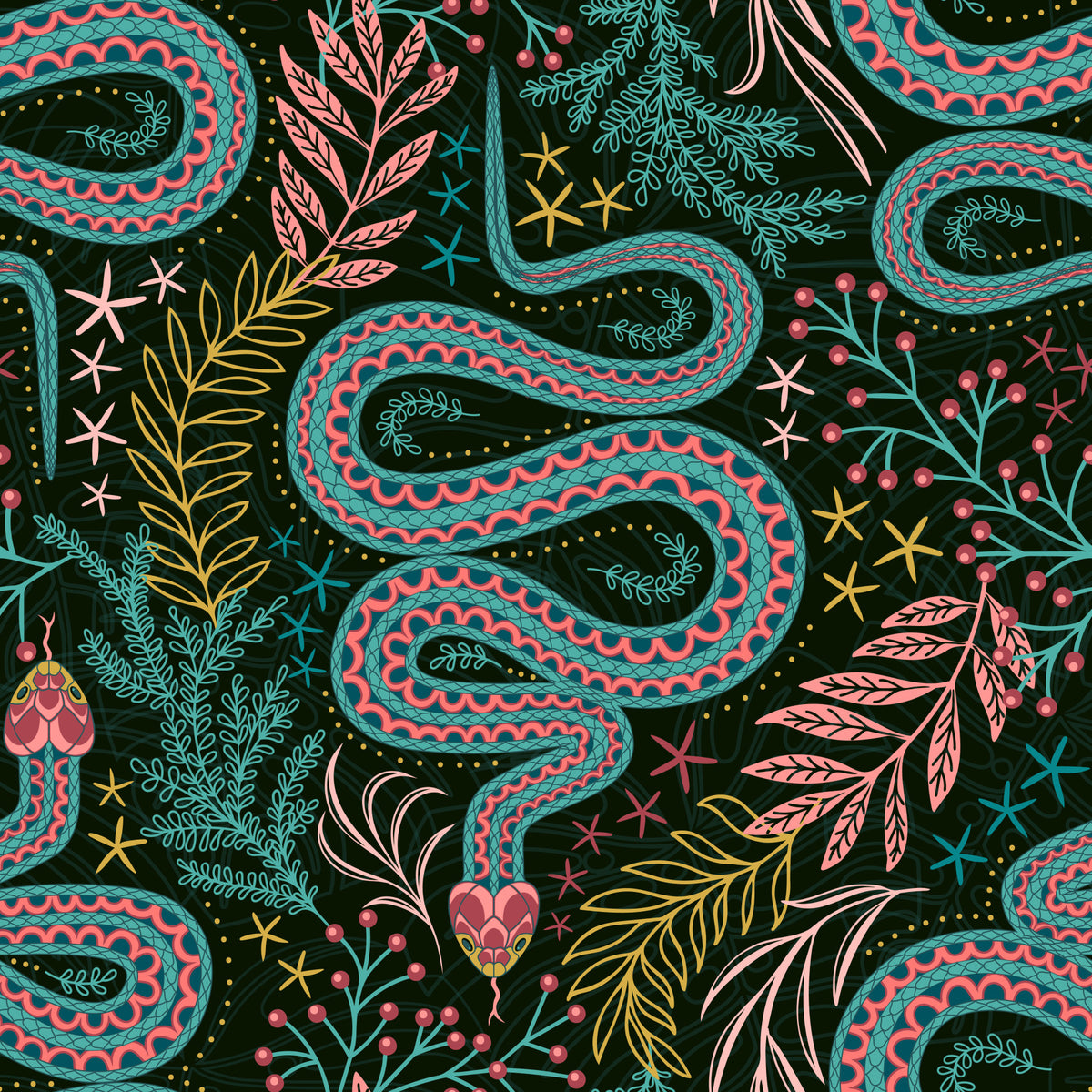 Thamnophis Sirtalis Infernalis Wallpaper in your room — zoomed