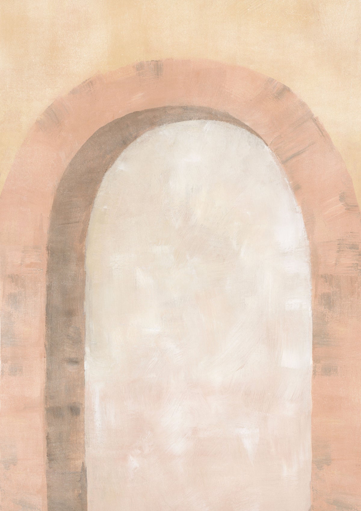 Blush Archway Wallpaper