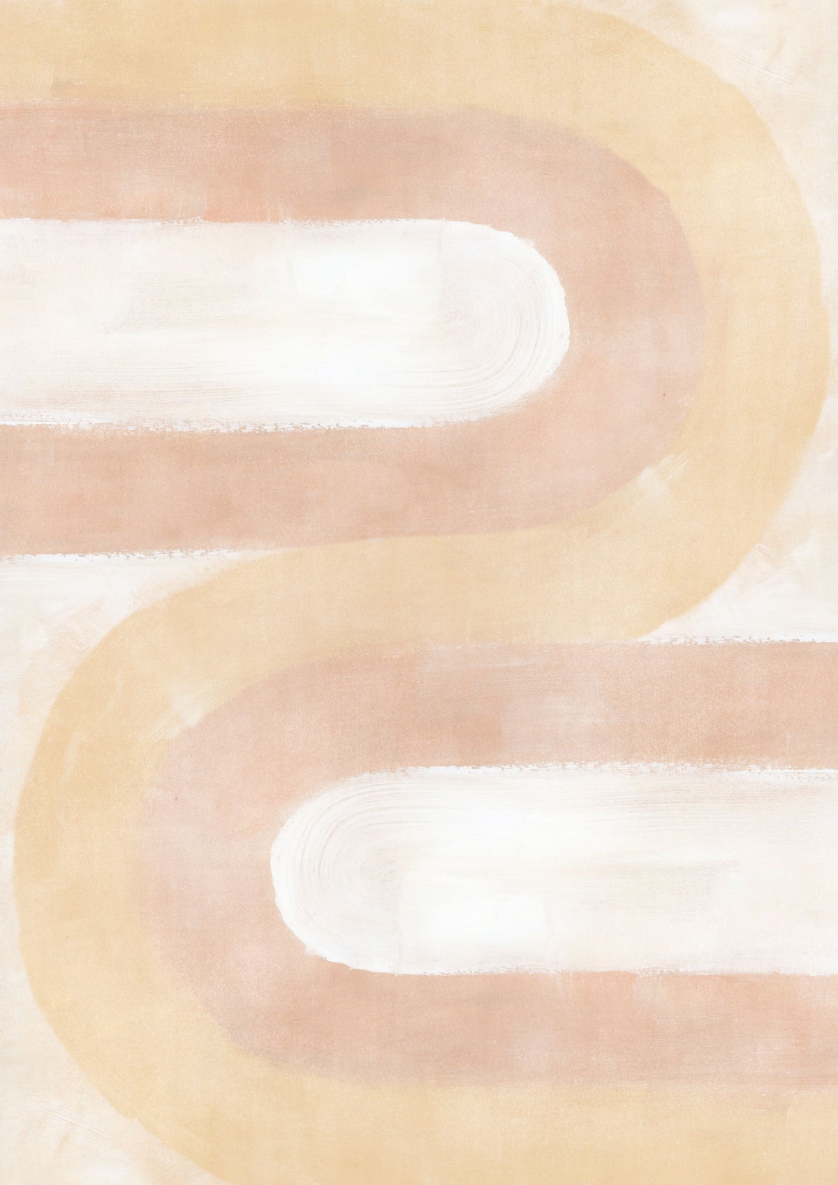 Blush Horizon Arch Wallpaper in your room