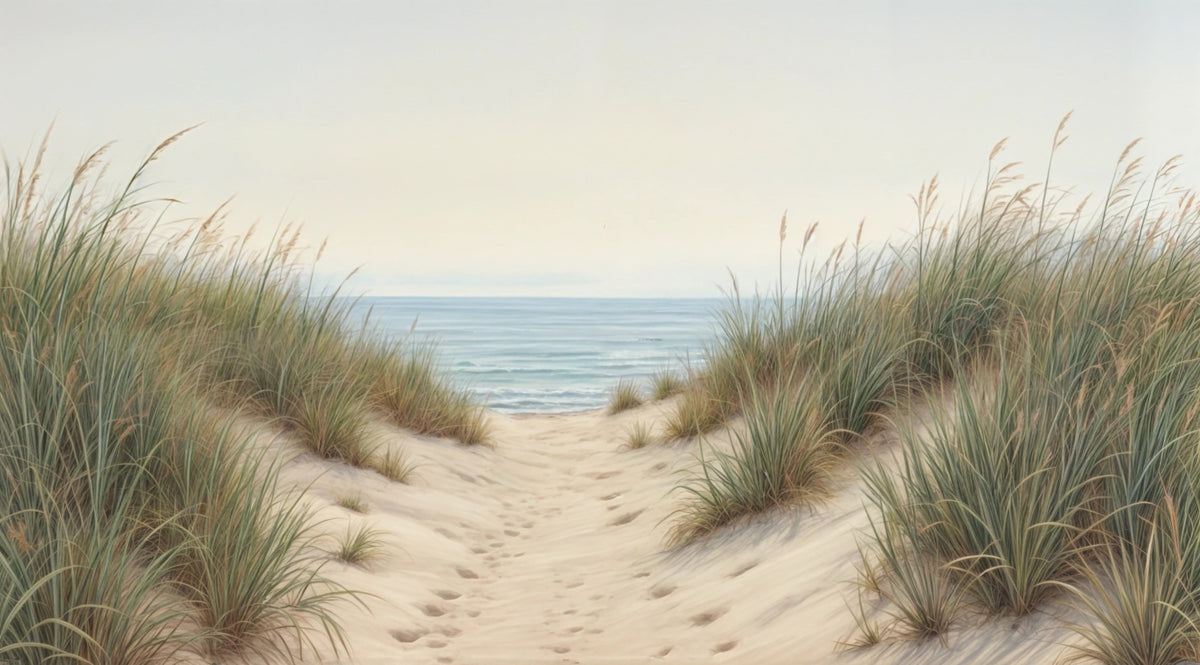 Coastal Serenity Wallpaper Mural