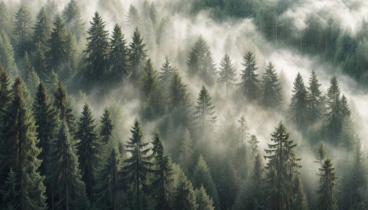 Whispering Pines Wallpaper Mural in your room