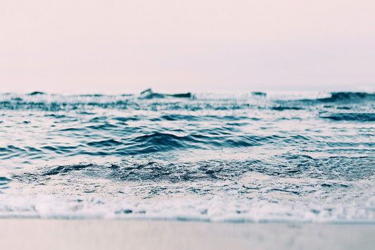 Ocean Wave Blush Wall Mural