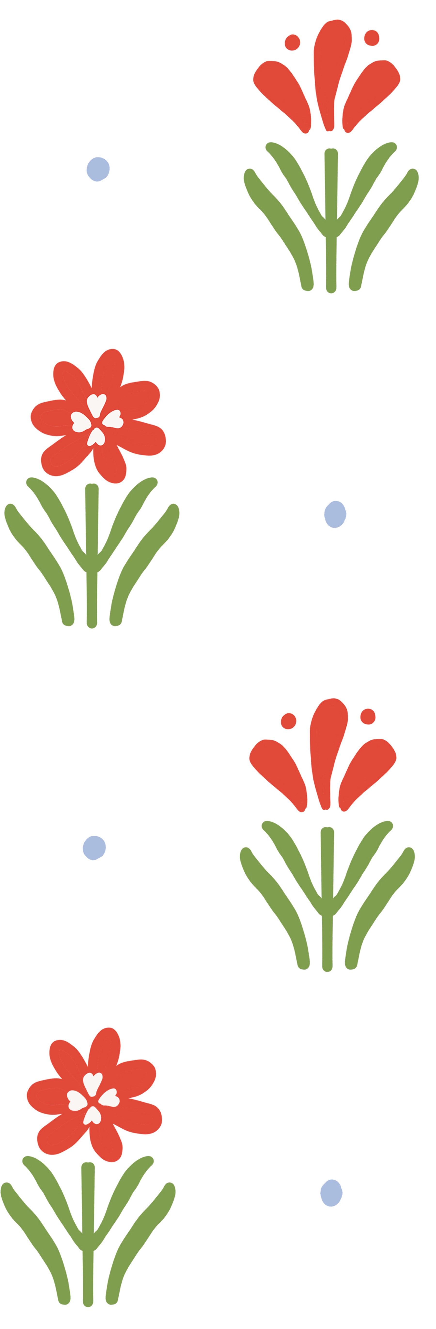 Country Cottage Floral Wallpaper